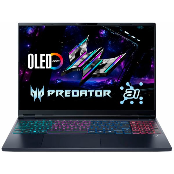 Notebook Gamer Acer Predator Helios Neo 16 AI PHN16-73-7166 Intel Core Ultra 7 255HX Pantalla WQXGA 16" 16GB de RAM 1TB SSD Win11Home GeForce RTX5070 8GB