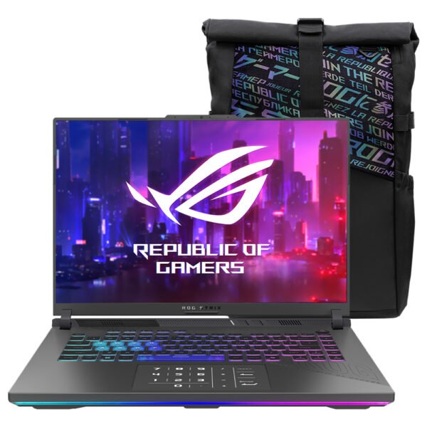 Notebook Gamer ROG Strix G16 G614FP-RV010W AMD Ryzen 9 9955HX Pantalla WUXGA 16.0" 16GB RAM 1Tb SSD Windows 11 Home GeForce RTX5070 8GB - Eclipse Gris (Inglés)