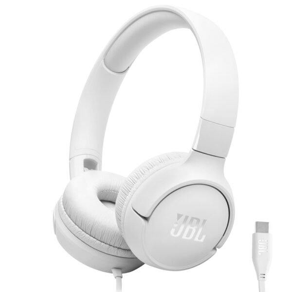 Auricular JBL Tune 520C Con Cable Blanco
