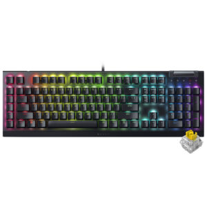 Teclado Gamer Mecánico Razer BlackWidow V4 X RGB Portugués Negro (RZ03-04701900-R3U1)