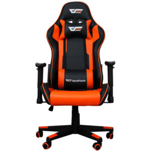 Silla Gamer DarkFlash RC350 SE - Naranja Negro