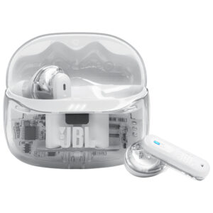 Fone de Ouvido JBL Tune Beam2 Perfect Fit TWS Bluetooth - Ghost Blanco
