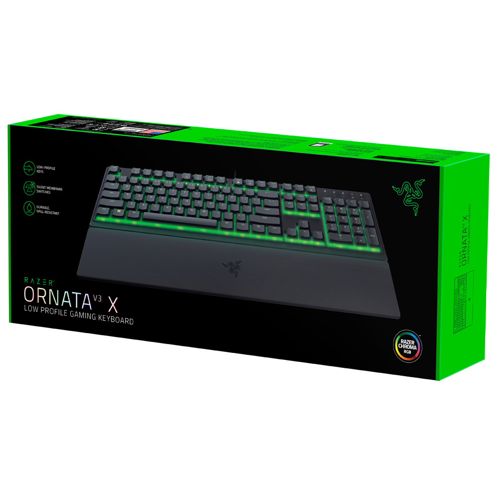Teclado Gamer Razer Ornata V3 X USB RGB Español Negro (RZ03-04471100-R311)