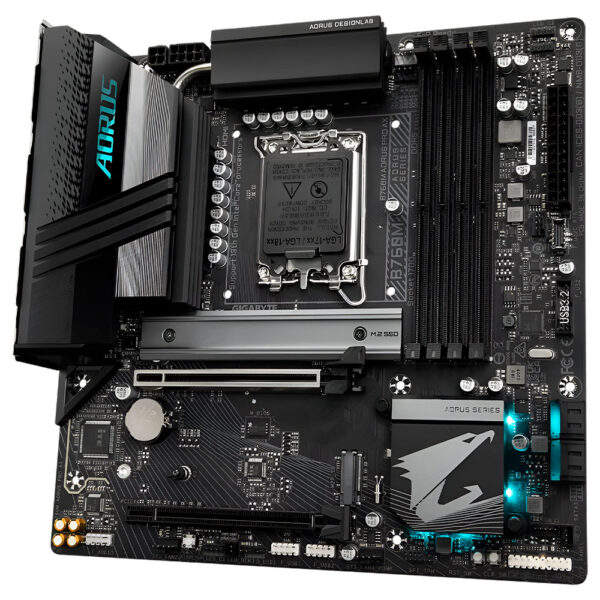 Placa Madre Gigabyte B760M AORUS Pro AX Socket LGA 1700 DDR5