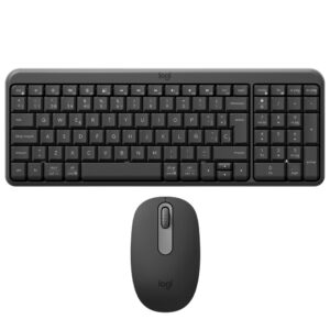 Teclado + Mouse Logitech MK250 Wireless Español Gris Negro (920-013513)
