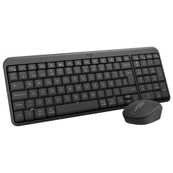 Teclado + Mouse Logitech MK250 Wireless Español Gris Negro (920-013513)