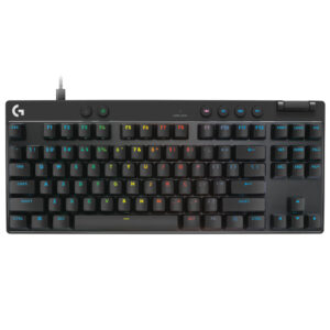 Teclado Gamer Magnético Logitech Pro X TKL Rapid Trigger USB Red Inglés Negro (920-013131)
