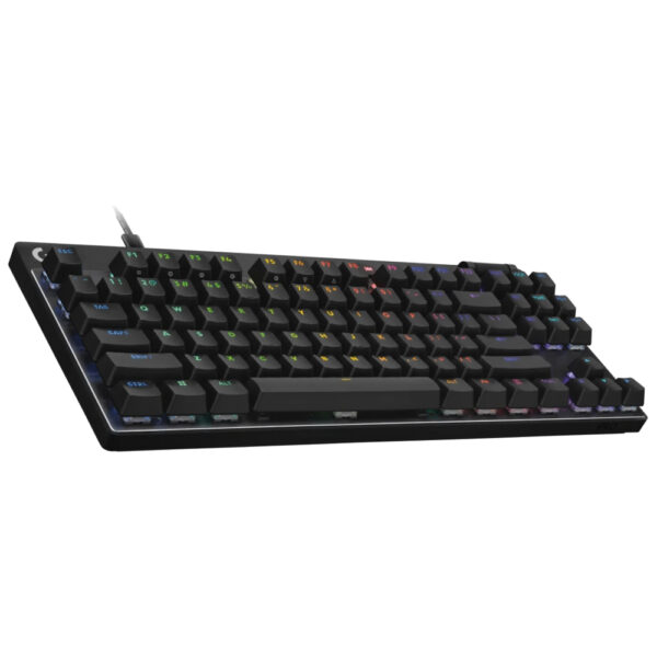 Teclado Gamer Magnético Logitech Pro X TKL Rapid Trigger USB Red Inglés Negro (920-013131)