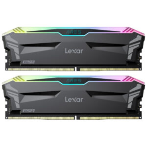 Memoria RAM Lexar Ares DDR5 32GB (2x16GB) 6800MHz RGB - Negro (LD5U16G68C34LA-RGD)