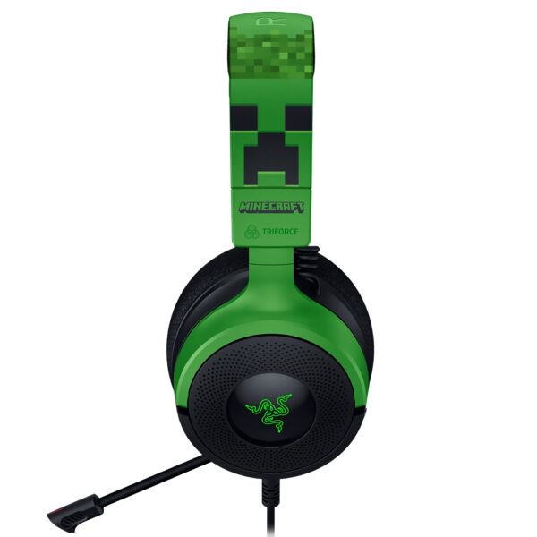 Auricular Gamer Razer Kraken V4 X Minecraft Edition RGB Con cable - Verde (RZ04-05180200-R3M1)
