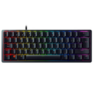 Teclado Gamer Óptico Razer Huntsman Mini USB Purple RGB Español Negro (RZ03-03392900-R311)