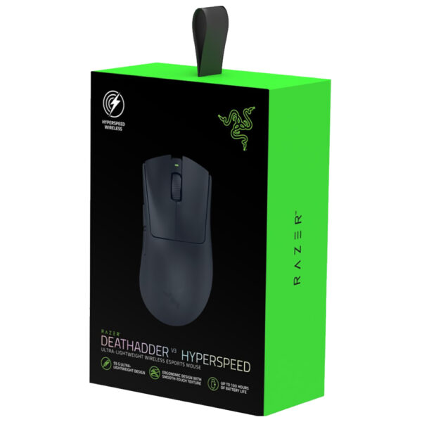 Mouse Gamer Razer Deathadder V3 HyperSpeed Wireless Negro (RZ01-05140100-R3U1)