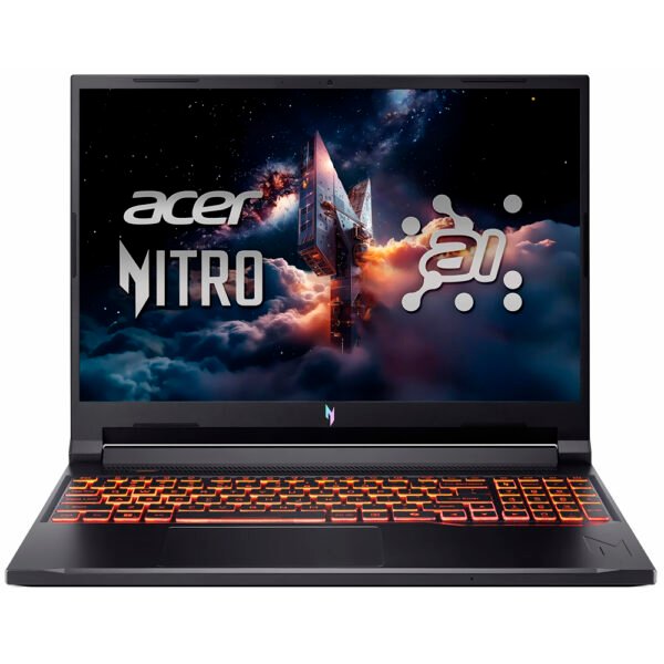 Notebook Gamer Acer Nitro V 16 AI ANV16-42-R96P AMD Ryzen 7 260 Pantalla WUXGA 16" 16GB de RAM 512GB SSD Win11Home GeForce RTX5050 8GB