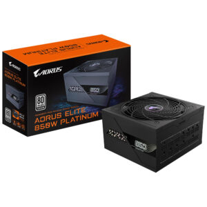 Fuente de Alimentación Gigabyte AORUS Elite GP-AE850PM PG5 850W ATX 3.1 Modular 80 Plus Platinum Bivolt