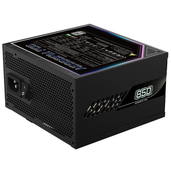 Fuente de Alimentación Gigabyte AORUS Elite GP-AE850PM PG5 850W ATX 3.1 Modular 80 Plus Platinum Bivolt
