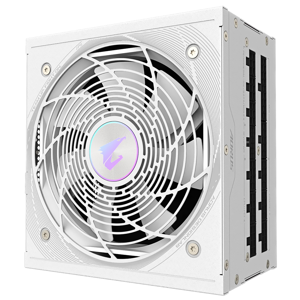 Fuente de Alimentación Gigabyte AORUS Elite GP-AE850PM PG5 Ice 850W ATX 3.1 Modular 80 Plus Platinum Bivolt