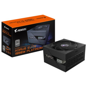 Fuente de Alimentación Gigabyte AORUS Elite GP-AE1000PM PG5 1000W ATX 3.1 Modular 80 Plus Platinum Bivolt