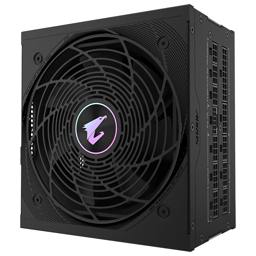 Fuente de Alimentación Gigabyte AORUS Elite GP-AE1000PM PG5 1000W ATX 3.1 Modular 80 Plus Platinum Bivolt