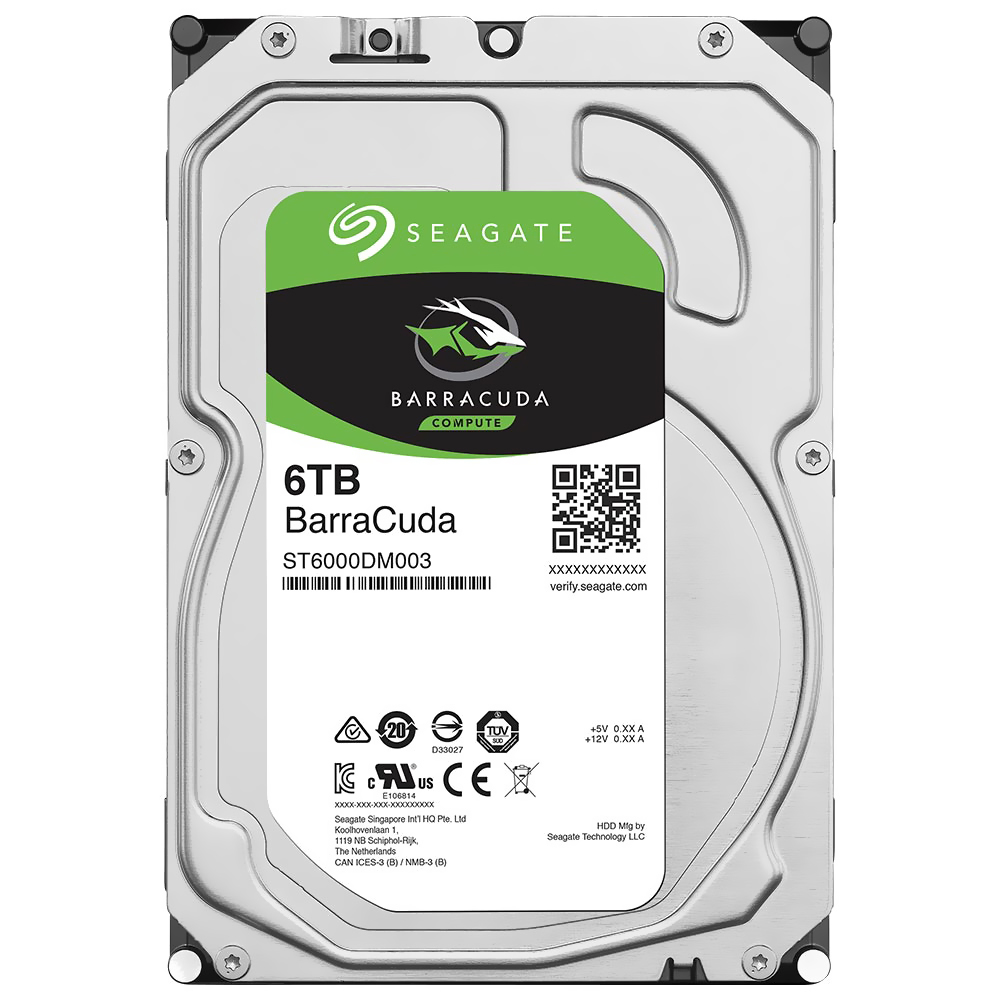 HDD Seagate 6TB Barracuda 3.5" SATA 3 5400RPM ST6000DM003(GARANTÍA BR)