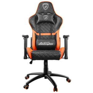 Silla Gamer Lamborghini Veneno Noctis LB-GC Nero Negro Naranja