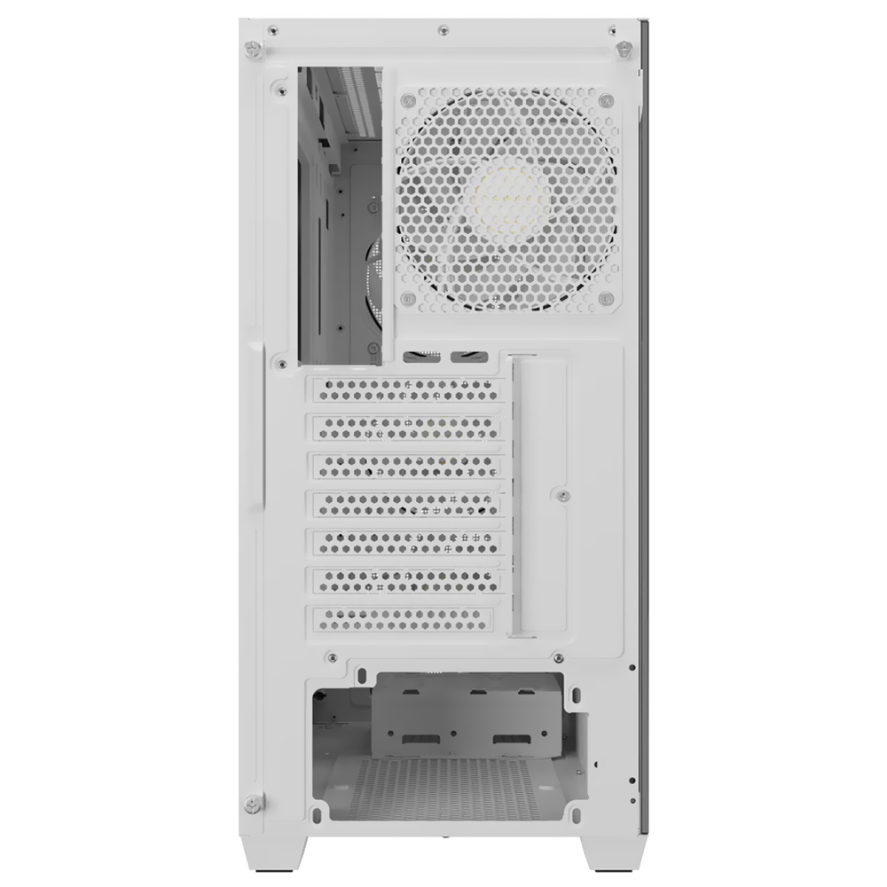 Gabinete Gamer Gamdias Athena M3 WH Mid Tower 4 Cooler ARGB Blanco