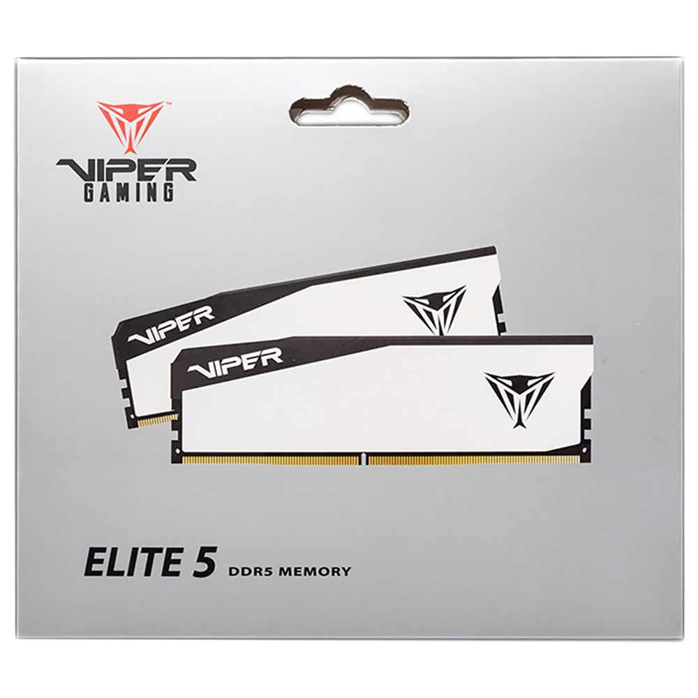 Memoria RAM Patriot Viper Elite 5 DDR5 32GB (2x16GB) 6000MHz Blanco (VEB532G6030KW)