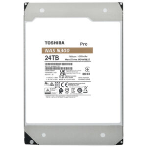 HDD Toshiba 24TB N300 Pro Nas 3.5" SATA 3 7200RPM HDDWG82EXZSTB