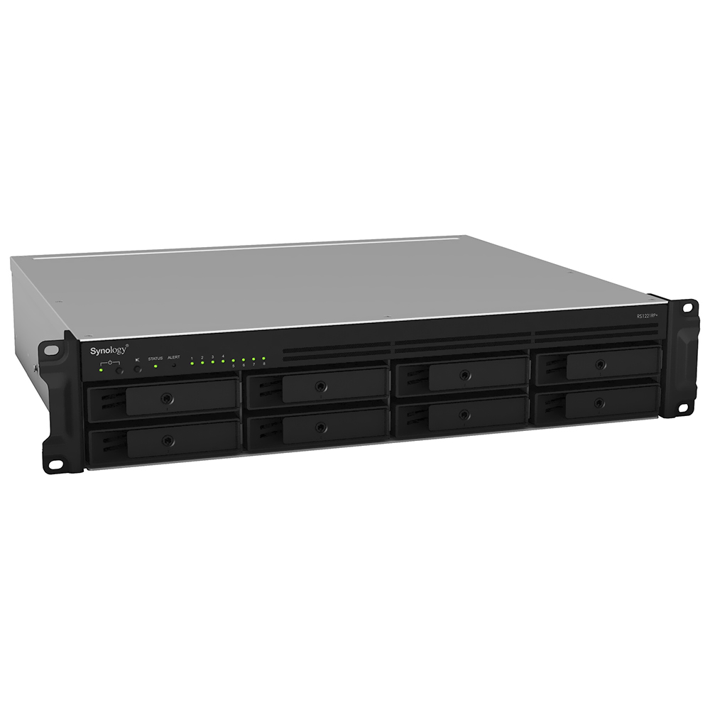 Gabinete Server Synology RS1221RP+ RackStation 8 Bahías 2U SATA