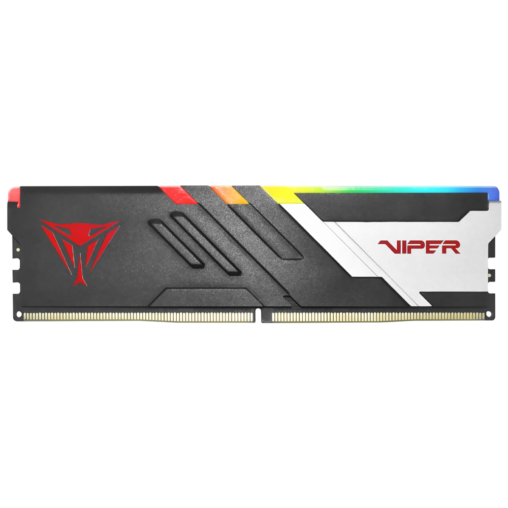 Memoria RAM Patriot Viper Venom DDR5 16GB 5200MHz RGB - Negro / Plata (PVVR516G52C36)