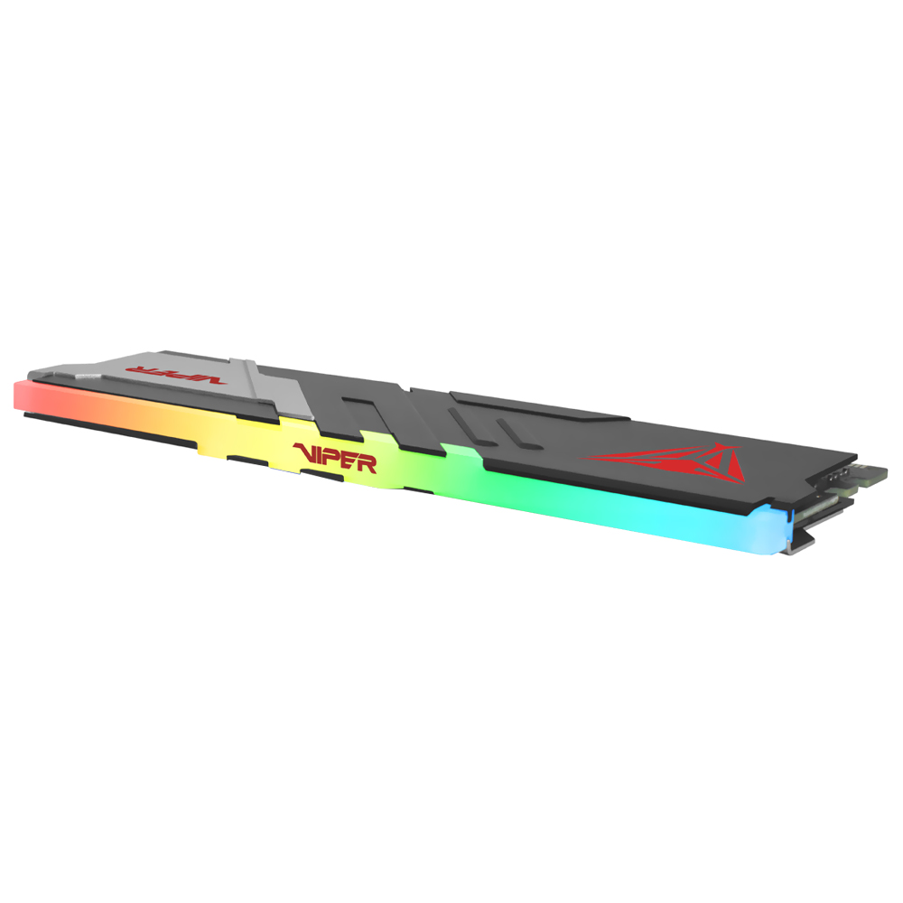 Memoria RAM Patriot Viper Venom DDR5 16GB 5200MHz RGB - Negro / Plata (PVVR516G52C36)