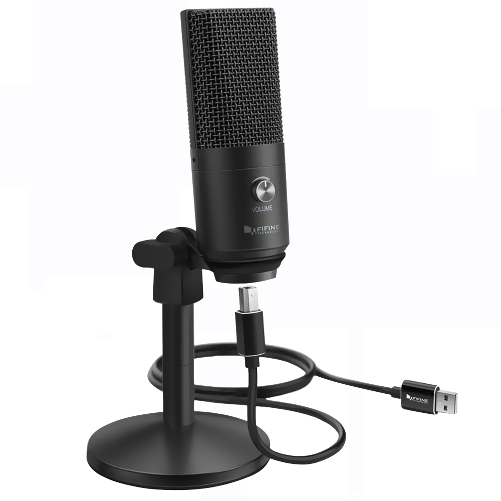 Micrófono Fifine K670B Condenser Cardioid Negro