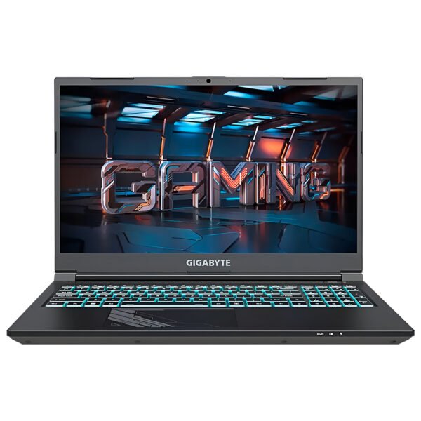 Notebook Gamer Gigabyte G5 MF-E2BR333SH Intel Core I5 12500H Pantalla Full HD 15.6" 8GB RAM 512GB SSD GeForce RTX4050 6GB - Negro (Portugués)