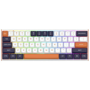 Teclado Gamer Magnético Redragon FIDD K683WBO-RGB-M USB Inglés Blanco