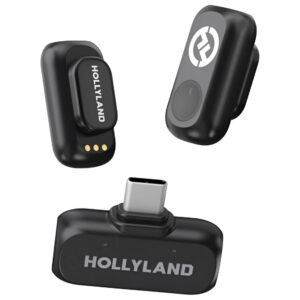 Micrófono Hollyland Lark A1 Mini Duo Lavalier Wireless USB-C - Space Gris