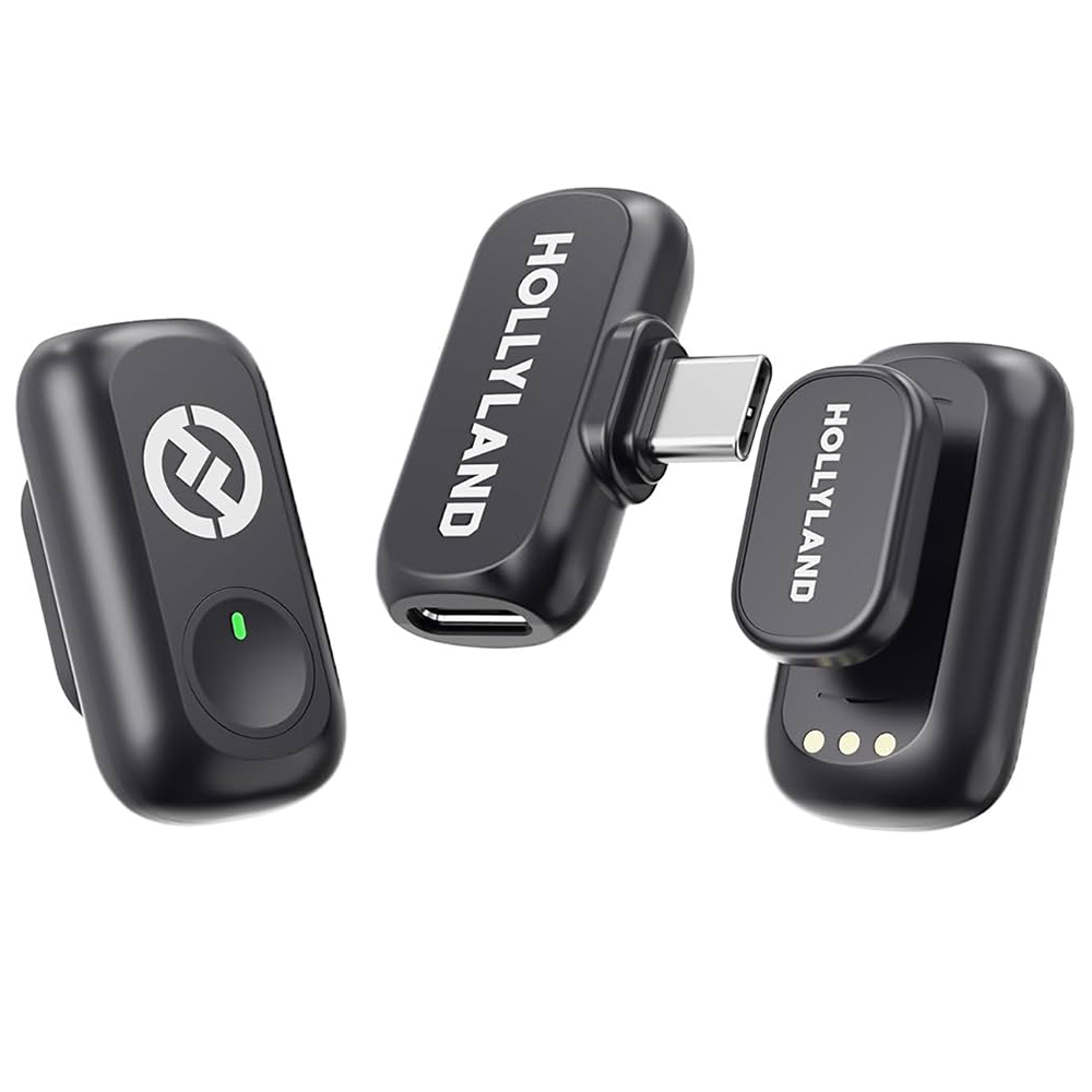 Micrófono Hollyland Lark A1 Mini Duo Lavalier Wireless USB-C - Space Gris