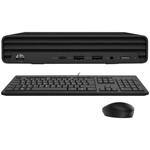 MINI PC HP PRO MINI 260 G9 CELERON N7305 1.1GHz 4G 256SSD FREEDOS DP HDDMI RS232 USB3.1 TYPE-C LAN + TECLADO MOUSE