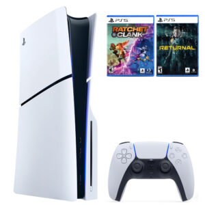 Consola Sony PlayStation 5 Slim CFI-2015 A01X 1TB Standard Edition Bivolt Blanco + 2 Juegos Returnal Ratchet & Clank (Americano)