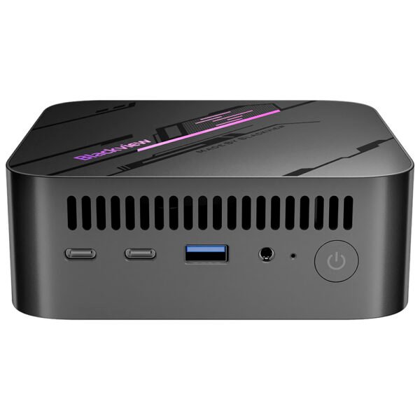 Mini PC Blackview MP100 AMD Ryzen 5 7430 de 2.3GHz 32GB de RAM 1TB SSD Win11Pro Gris