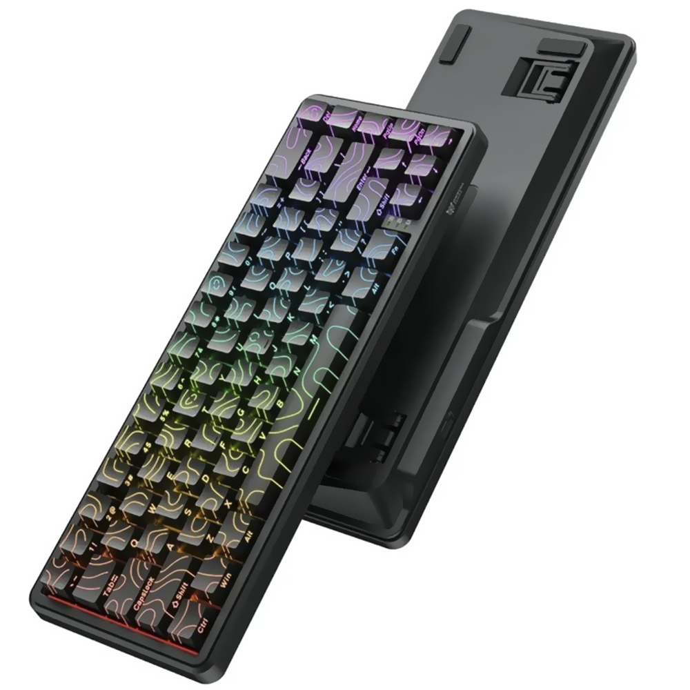 Teclado Gamer Magnético Onikuma G67 USB RGB Inglés Negro