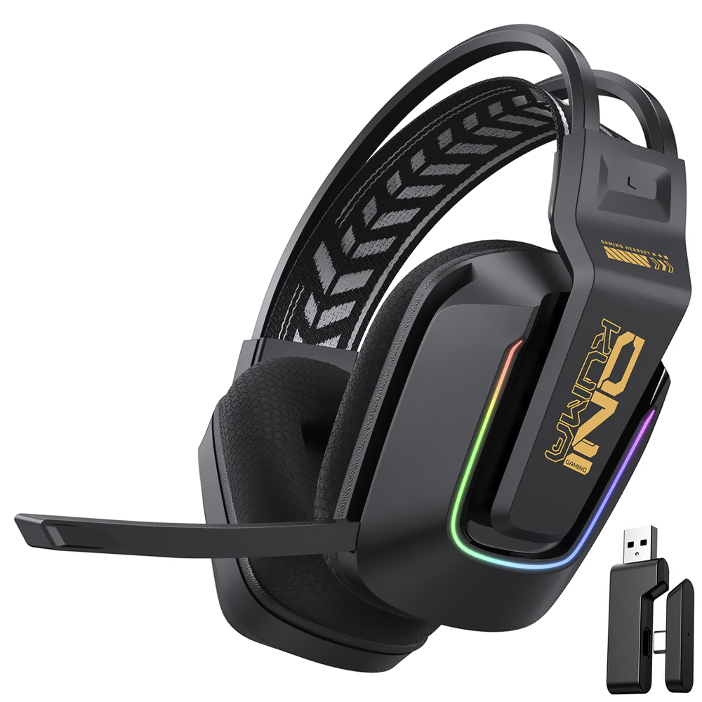 Auricular Gamer Onikuma GT828 RGB Wireless - Negro