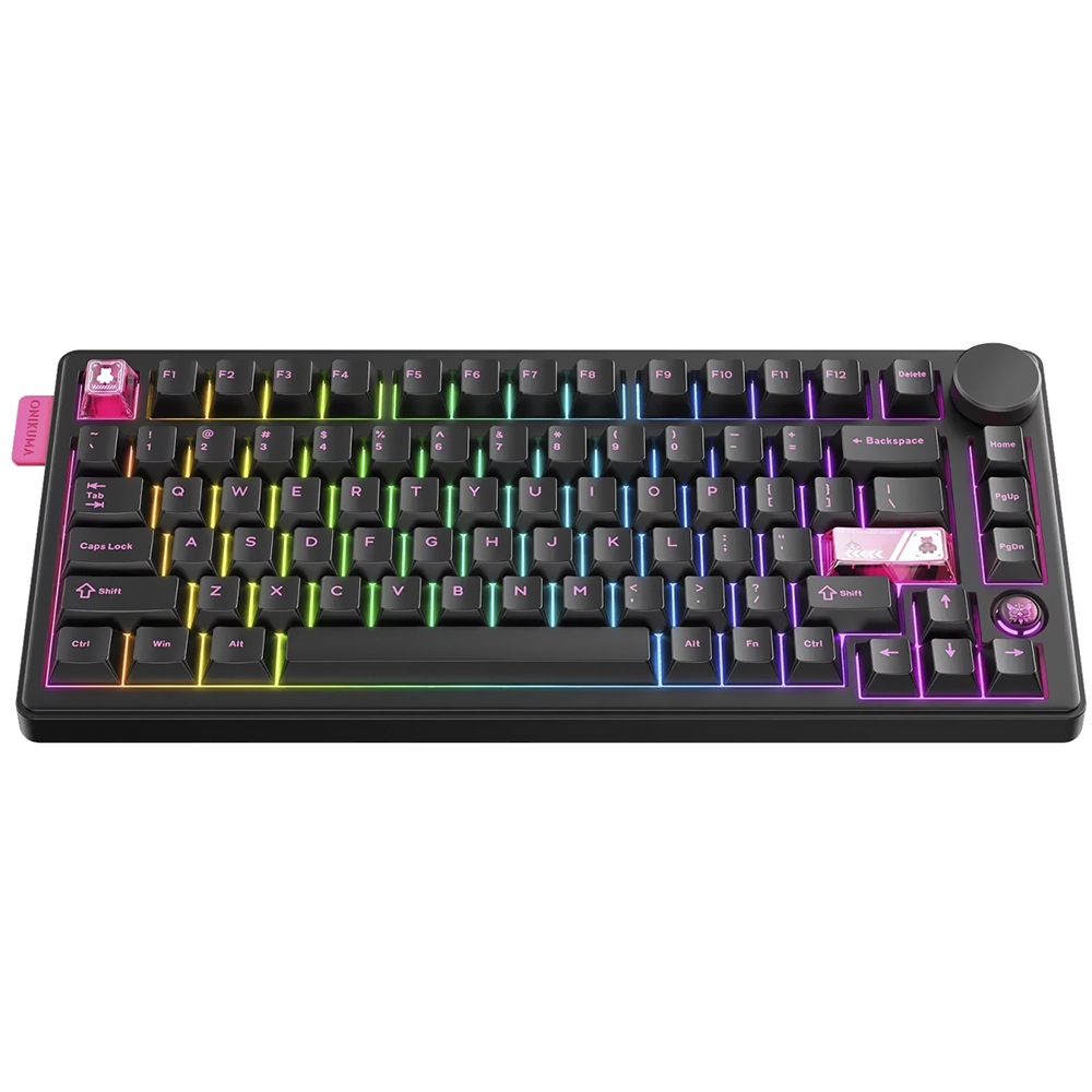 Teclado Gamer Mecánico Onikuma MT706 Wireless RGB Inglés Negro