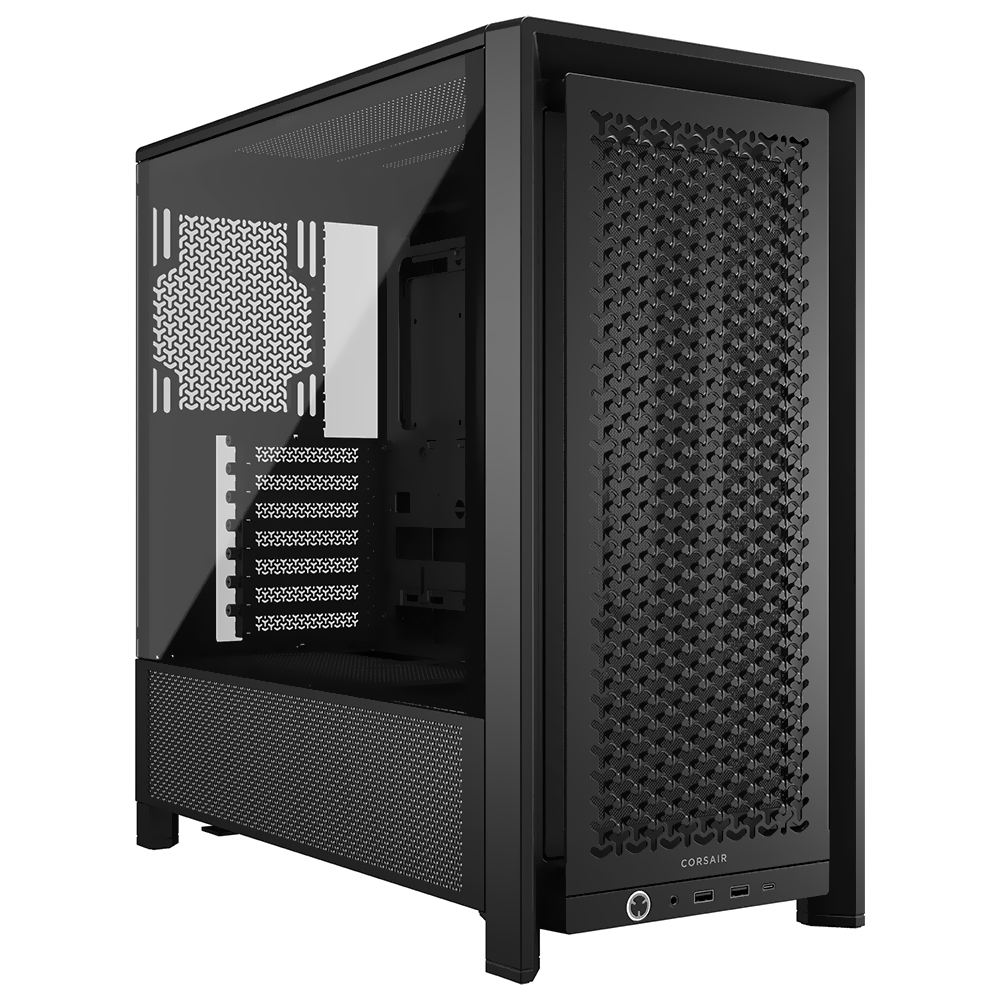 Gabinete Gamer Corsair CC-9011290-WW Frame 4000 Series AirFlow Mesh Mid Tower Negro