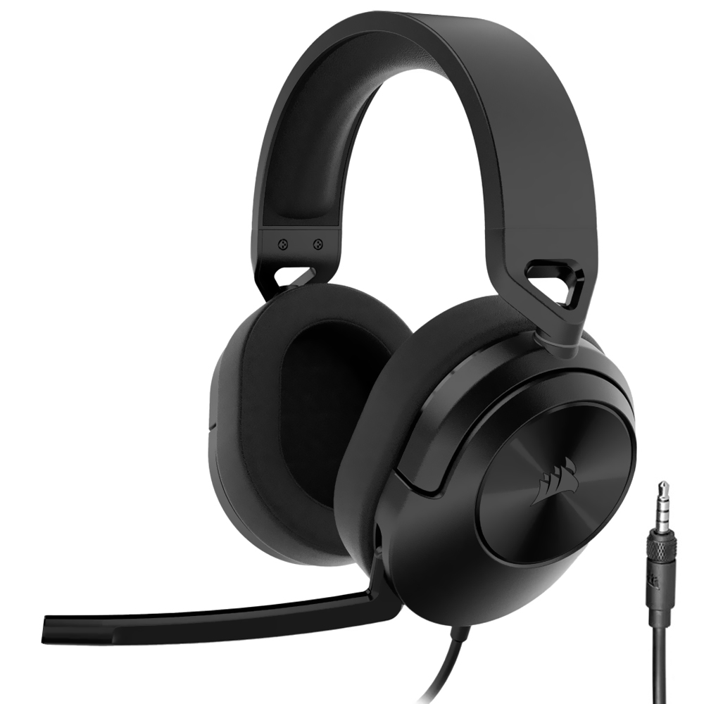 Auricular Gamer Corsair HS55 Surround V2 Con cable - Negro (CA-9011389-WW)