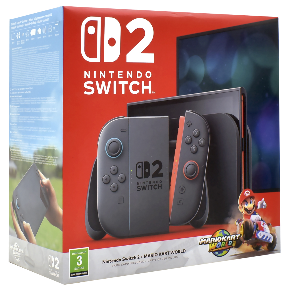 Consola Nintendo Switch 2 256GB Negro + Juego Mario Kart World (SAU) (BEE-S-KB6LA)