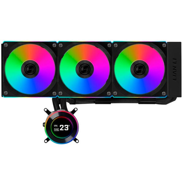 Refrigeración Liquida Lian Li GHS2LCD36RB Hydroshift II LCD-C 360CL 360MM - Negro