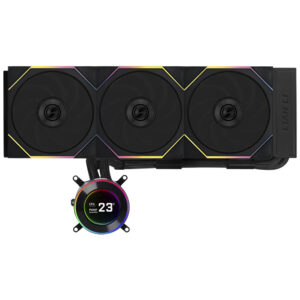 COOLER P/ PROC. LIAN LI HYDRO GHS2LCD36TB HYDROSHIFT LCD-C 360TL 360MM PRETO