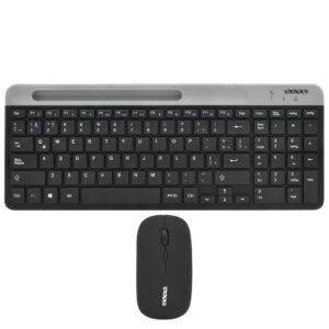 Teclado + Mouse Satellite AK-612G BT Wireless Español Negro
