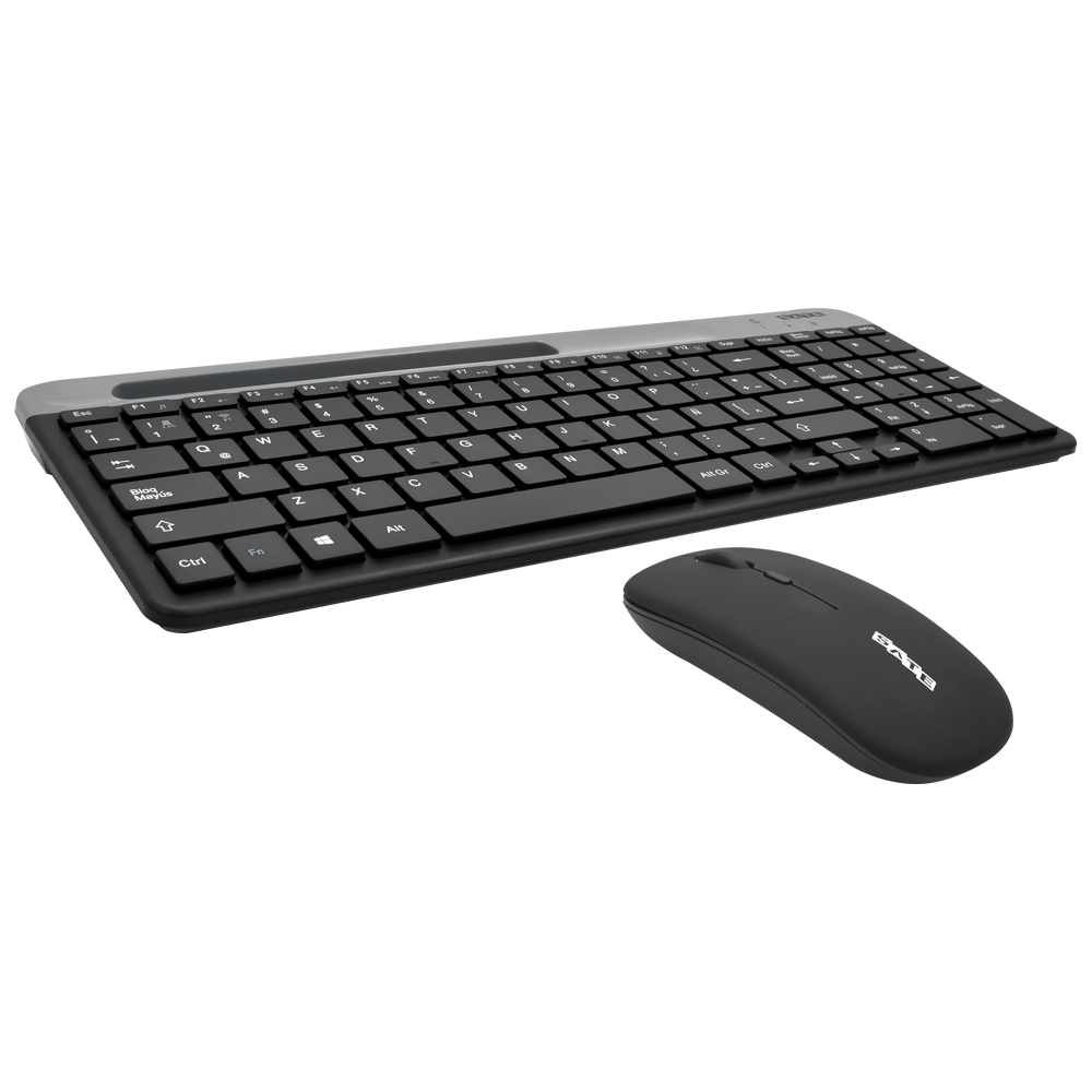Teclado + Mouse Satellite AK-612G BT Wireless Español Negro
