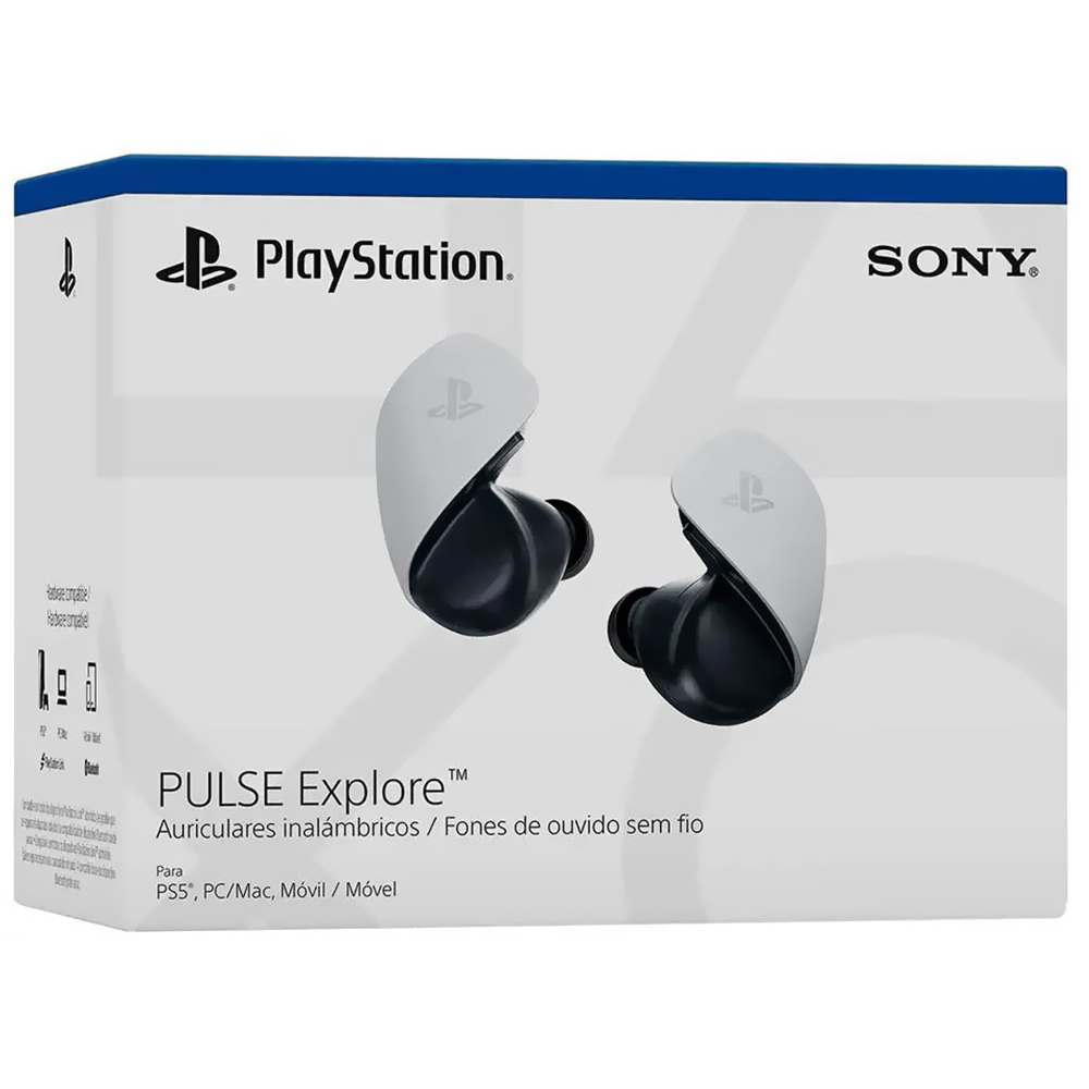 Auricular Gamer Sony Pulse Explore Wireless - Blanco (CFI-ZWE1)