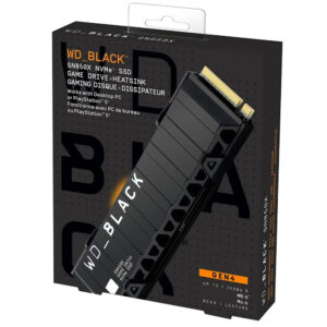 SSD M.2 8TB WESTERN BLACK SN850X NVMe C/ DISSIPADOR - WDS800T2XHE 7200/6600 MB/s